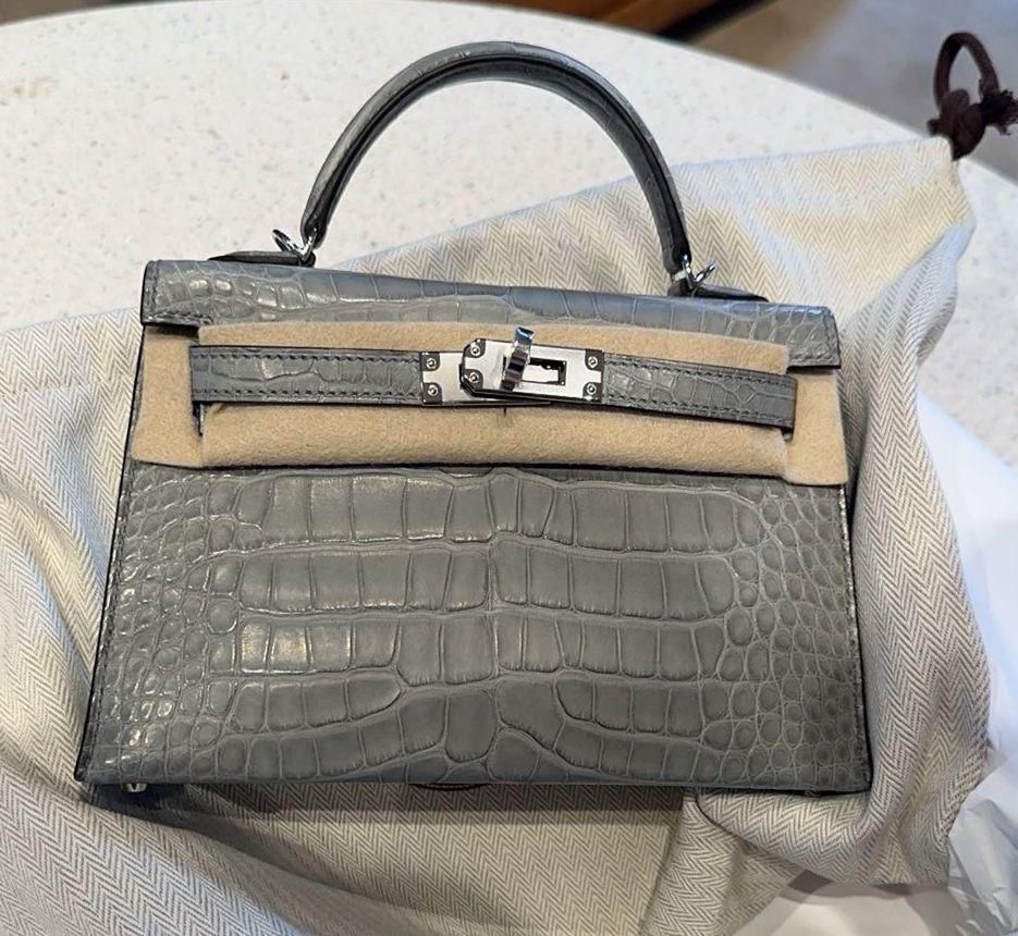Hermes Kelly 20 Ciment / Matt / phw
