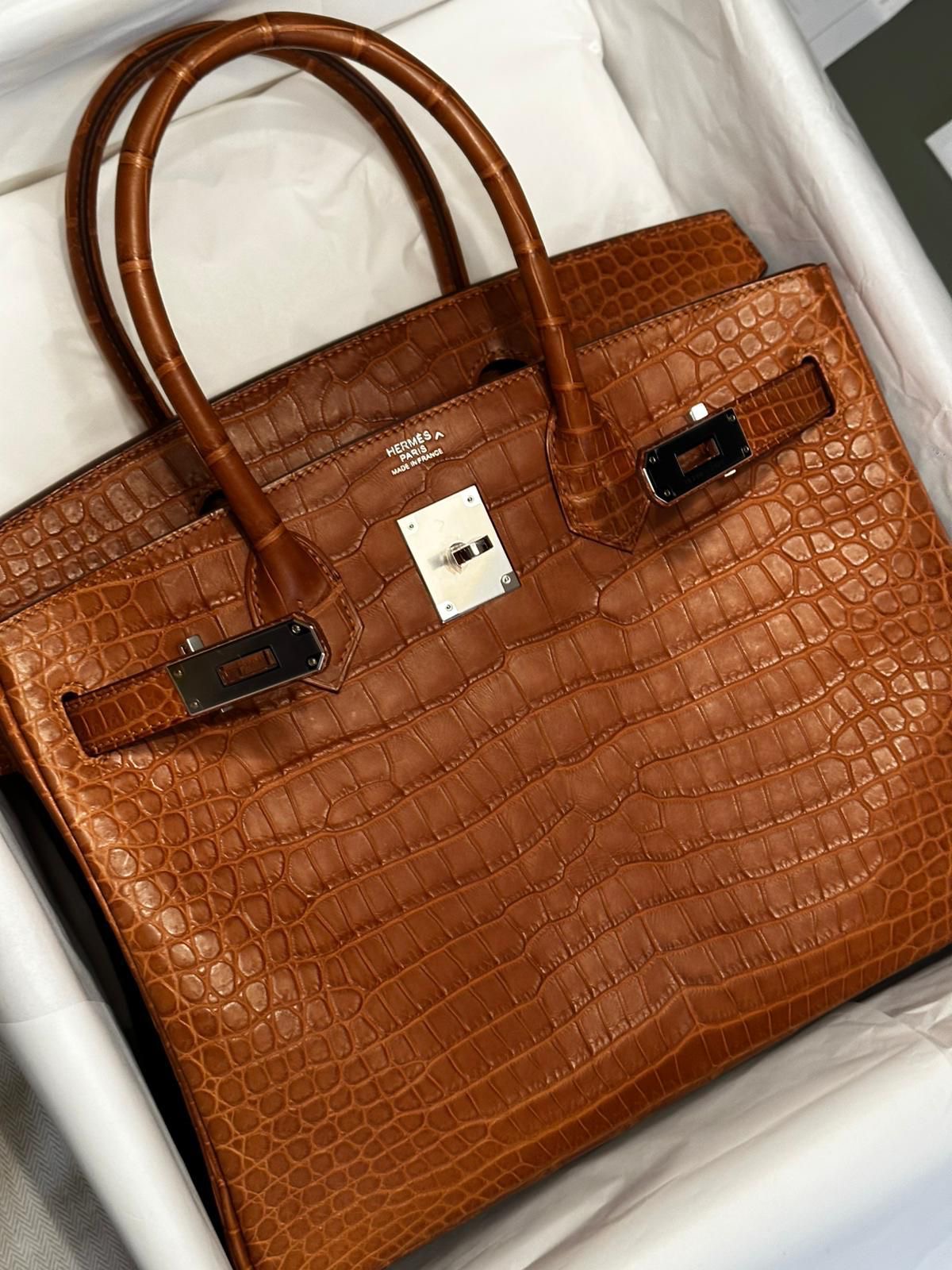 Hermes Birkin 30 gold / Matt / phw W