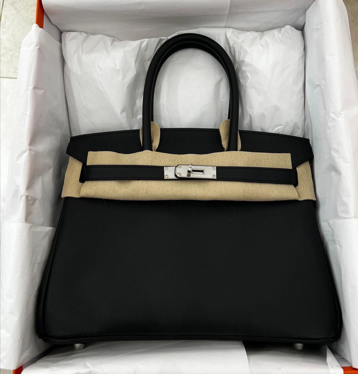Hermes Birkin 30 black / Epsom / phw