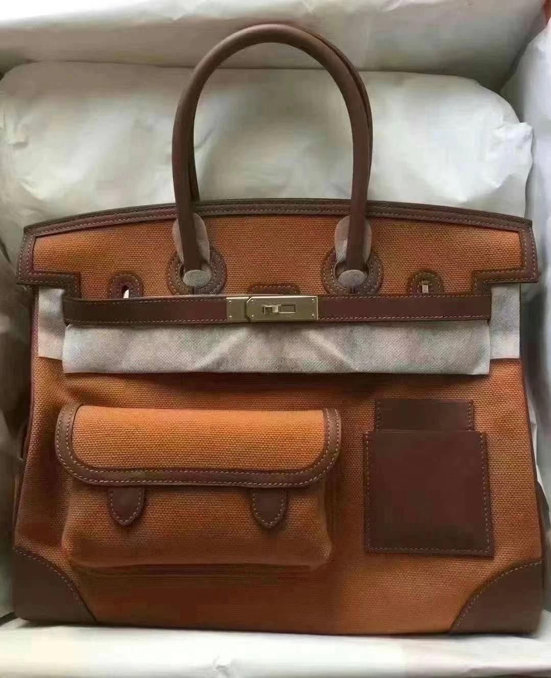 Hermes Birkin 35 Cargo Gold / Swift / Phw Y