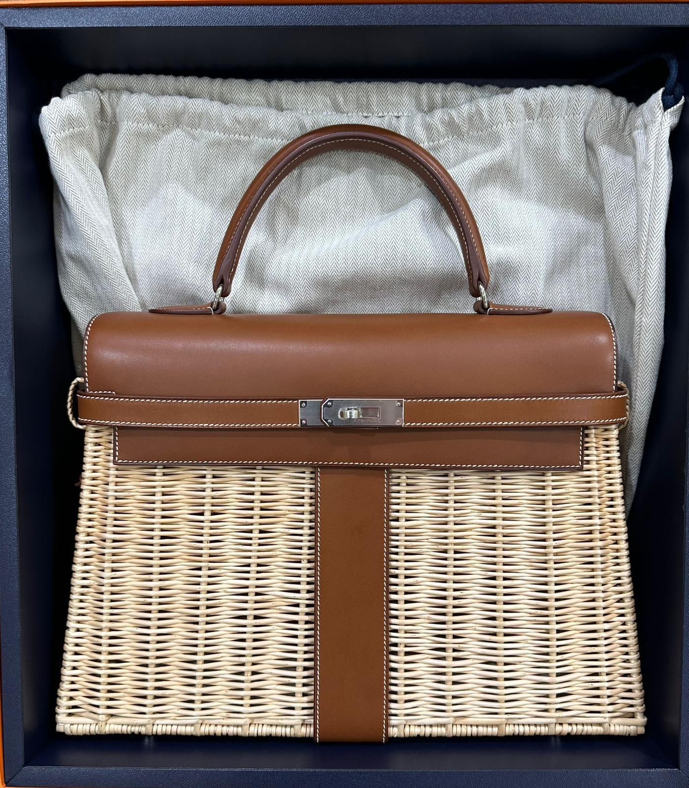 Hermes Kelly 35 picnic / barenia / phw